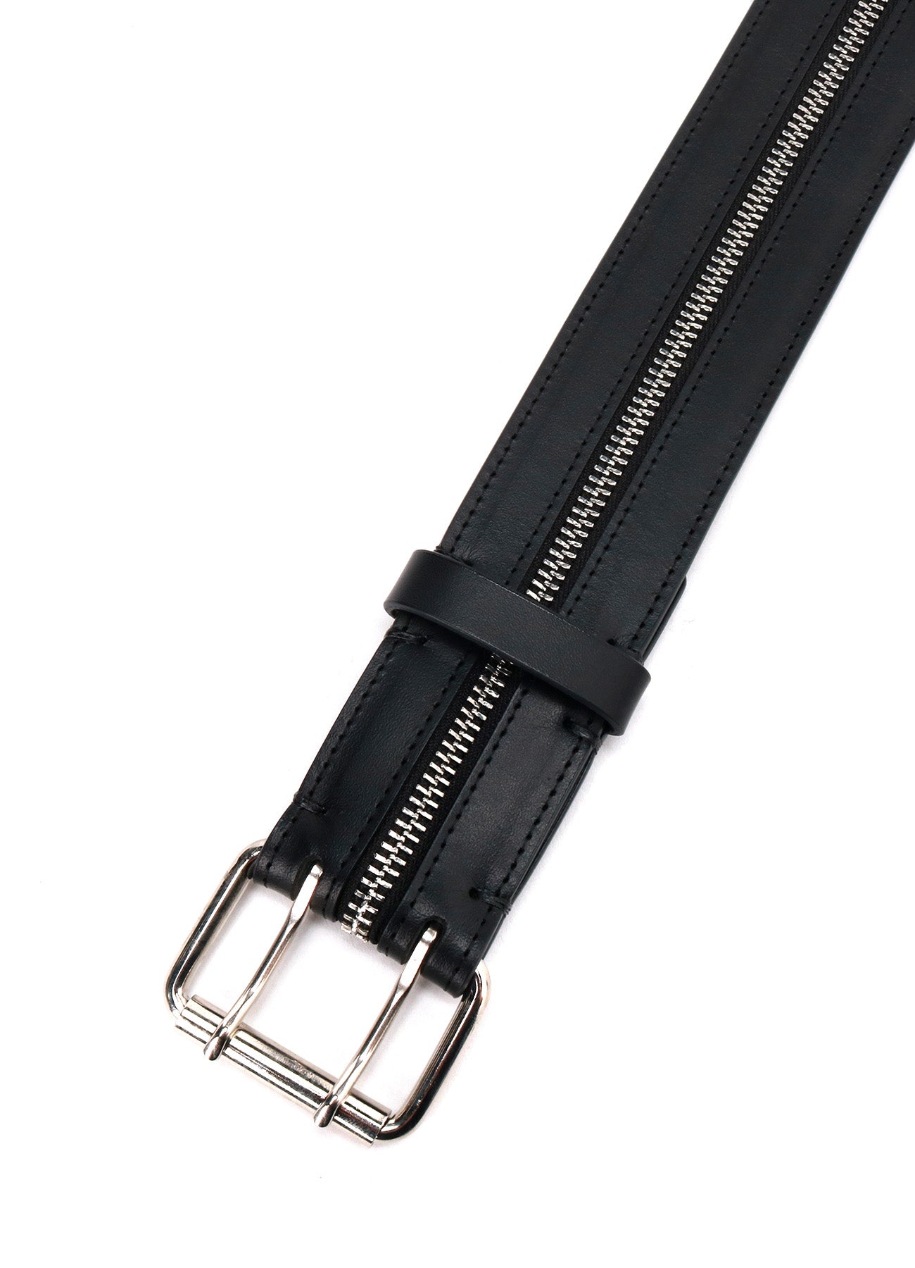 【12/13 10:00(JST) Release】MAT OIL LEATHER ZIP OPEN BELT