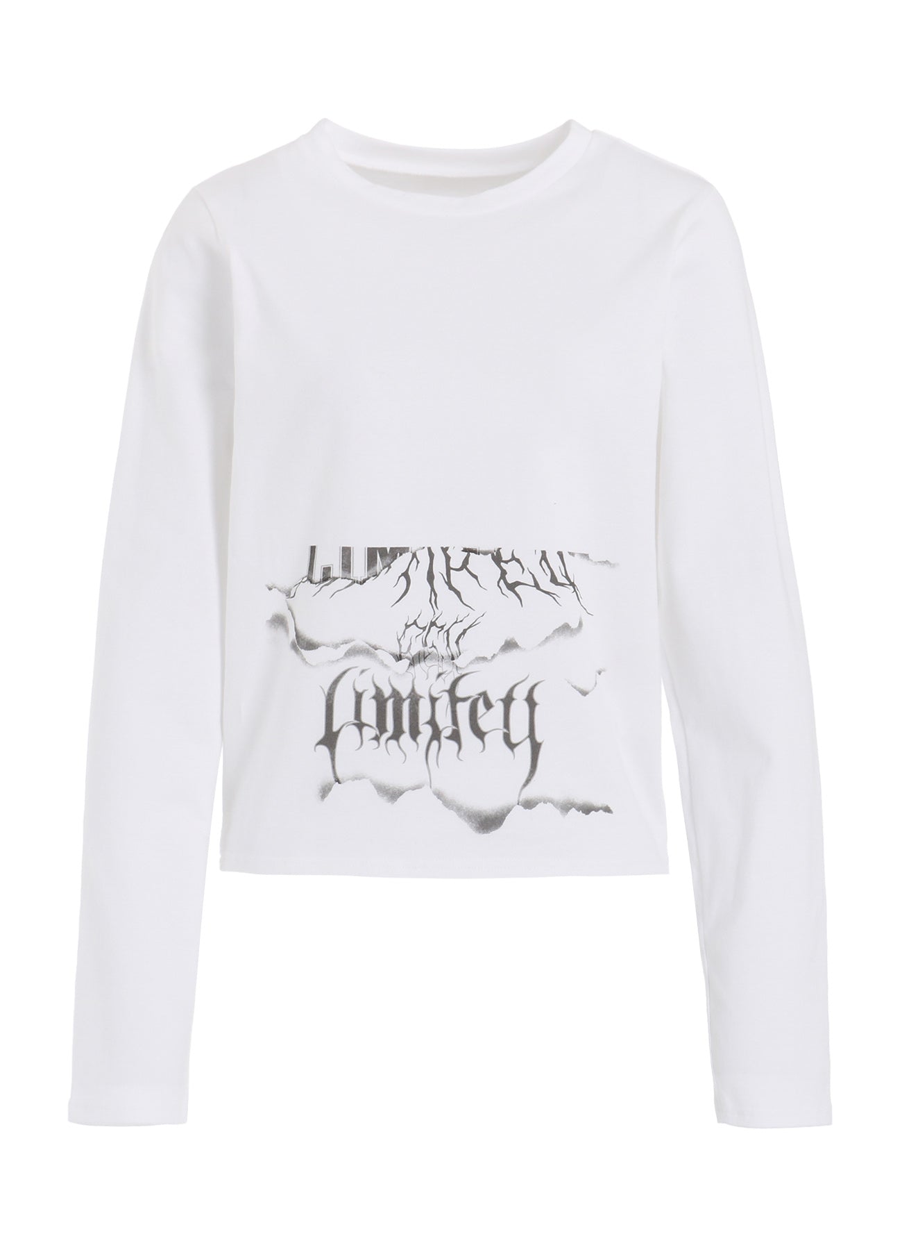 LOGO COLLAGE PRINTED LAYERED SEPARATE LONG SLEEVE T-SHIRT