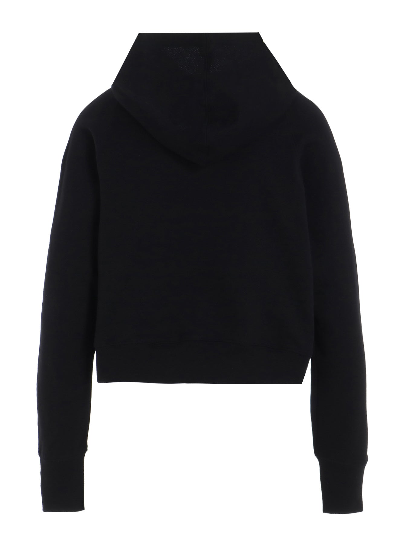 SHORT FLEECE LINING ZIP SLEEVE HOODIE