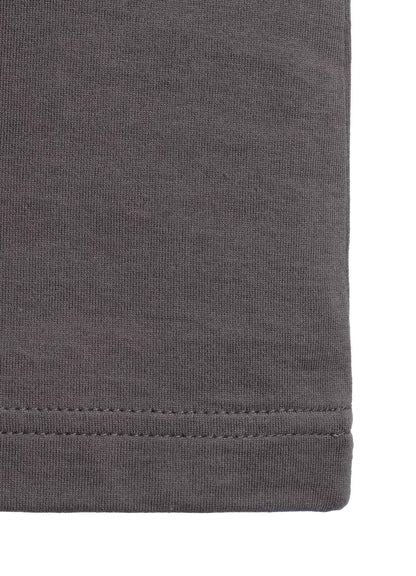 PLAIN STITCH STRING DETAIL LONG SLEEVE T-SHIRT