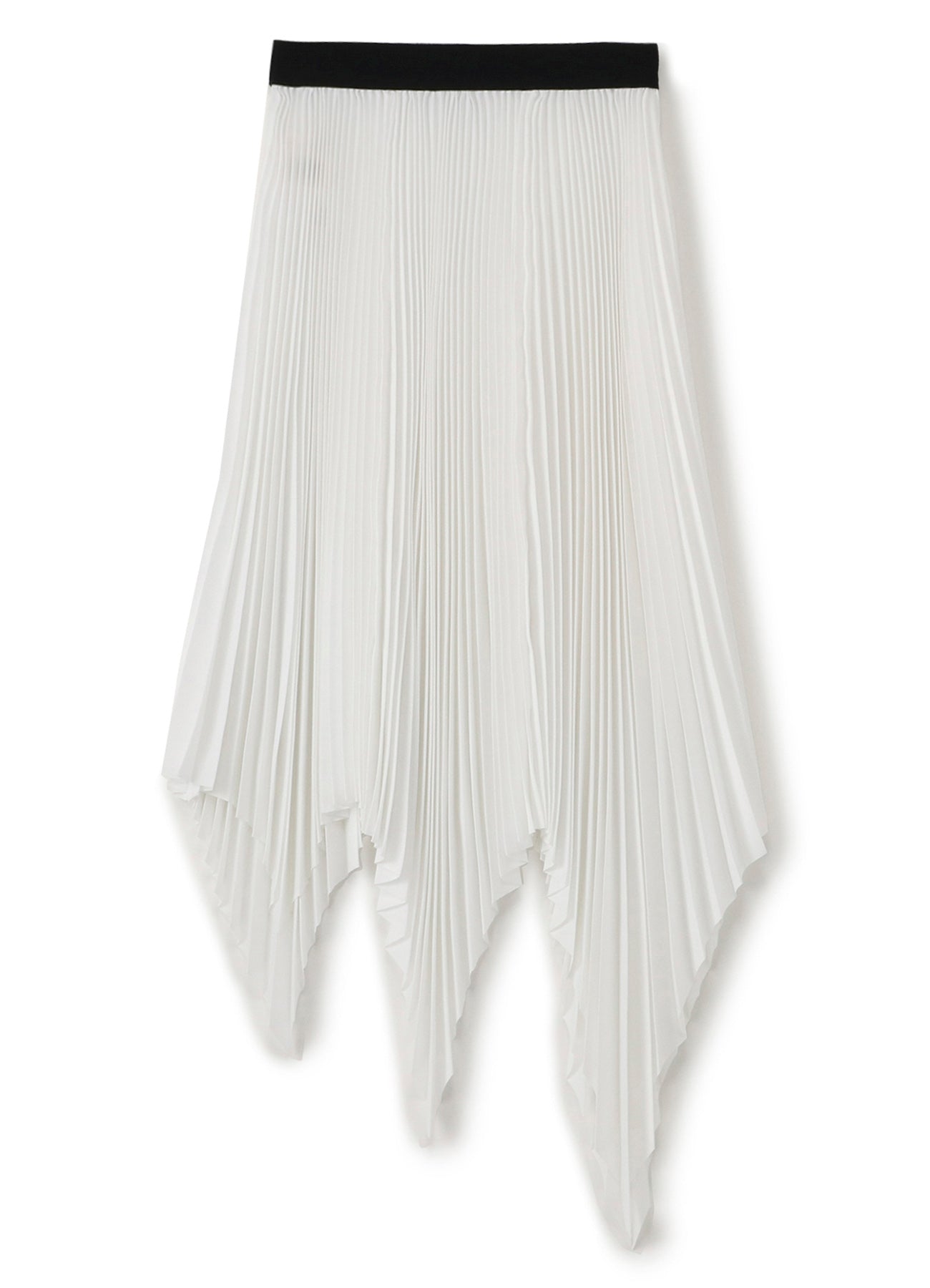 Pe/Tropical Irregular Pleated Skirt