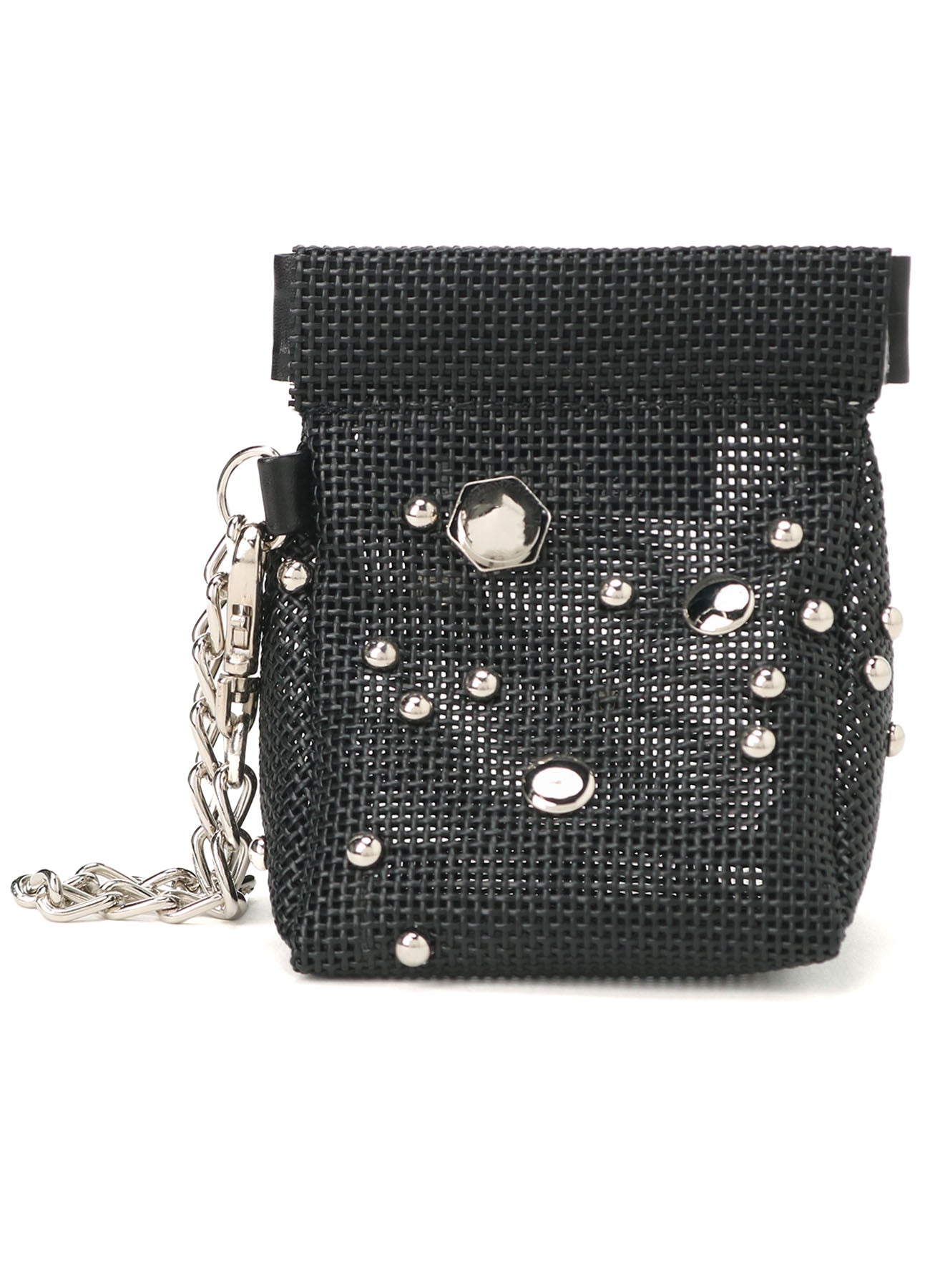 MICRO MESH DOT STUDS POUCH S