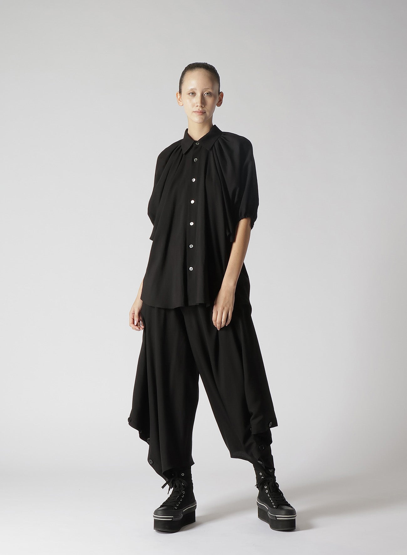 SOFT LAWN BALLOON SHIRT