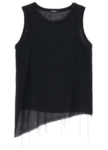 LENO SLEEVELESS BLOUSE