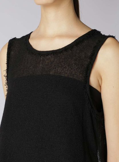 LENO SLEEVELESS BLOUSE