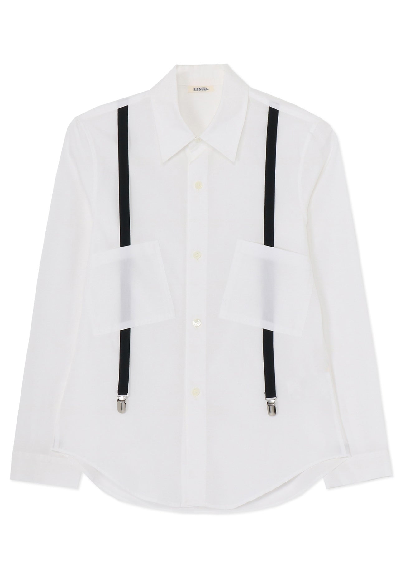 100/2 BROAD COTTON SHIRT WITH SUSPENDERS