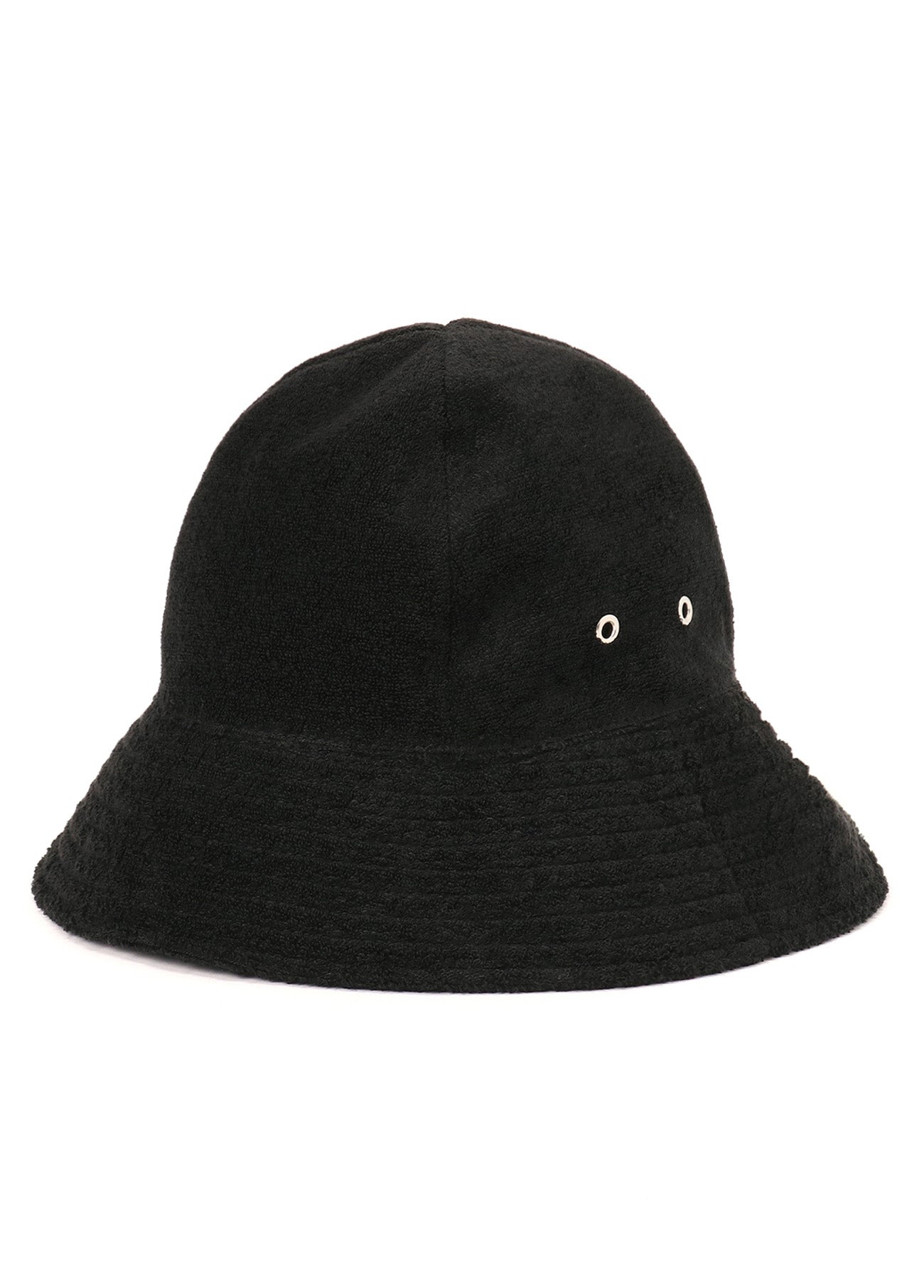 BLENDED LINEN PILE FLAT HAT WITH ATTACHED LOGO TOWEL