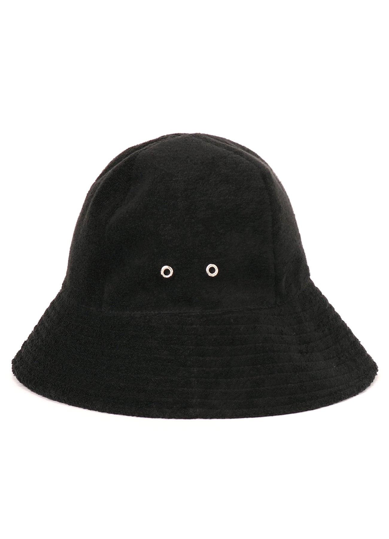 BLENDED LINEN PILE FLAT HAT WITH ATTACHED LOGO TOWEL