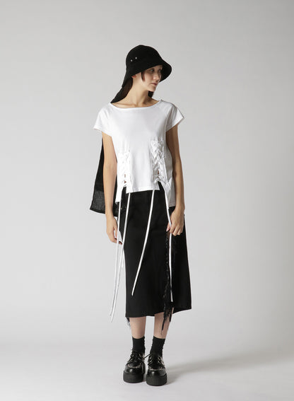 BLENDED LINEN PILE FLAT HAT WITH ATTACHED LOGO TOWEL