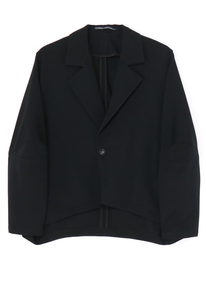 WOOL GABARDINE SLEEVE GUSSET JACKET