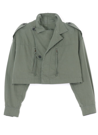 MILITARY TWILL ARMY SHORT JACKET