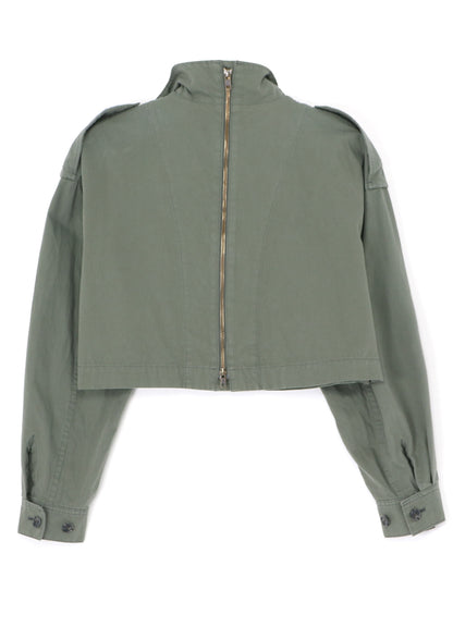 MILITARY TWILL ARMY SHORT JACKET