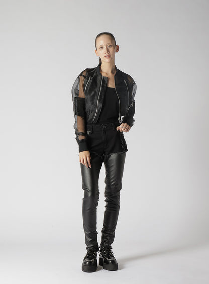 ORGANDY SHORT BLOUSON