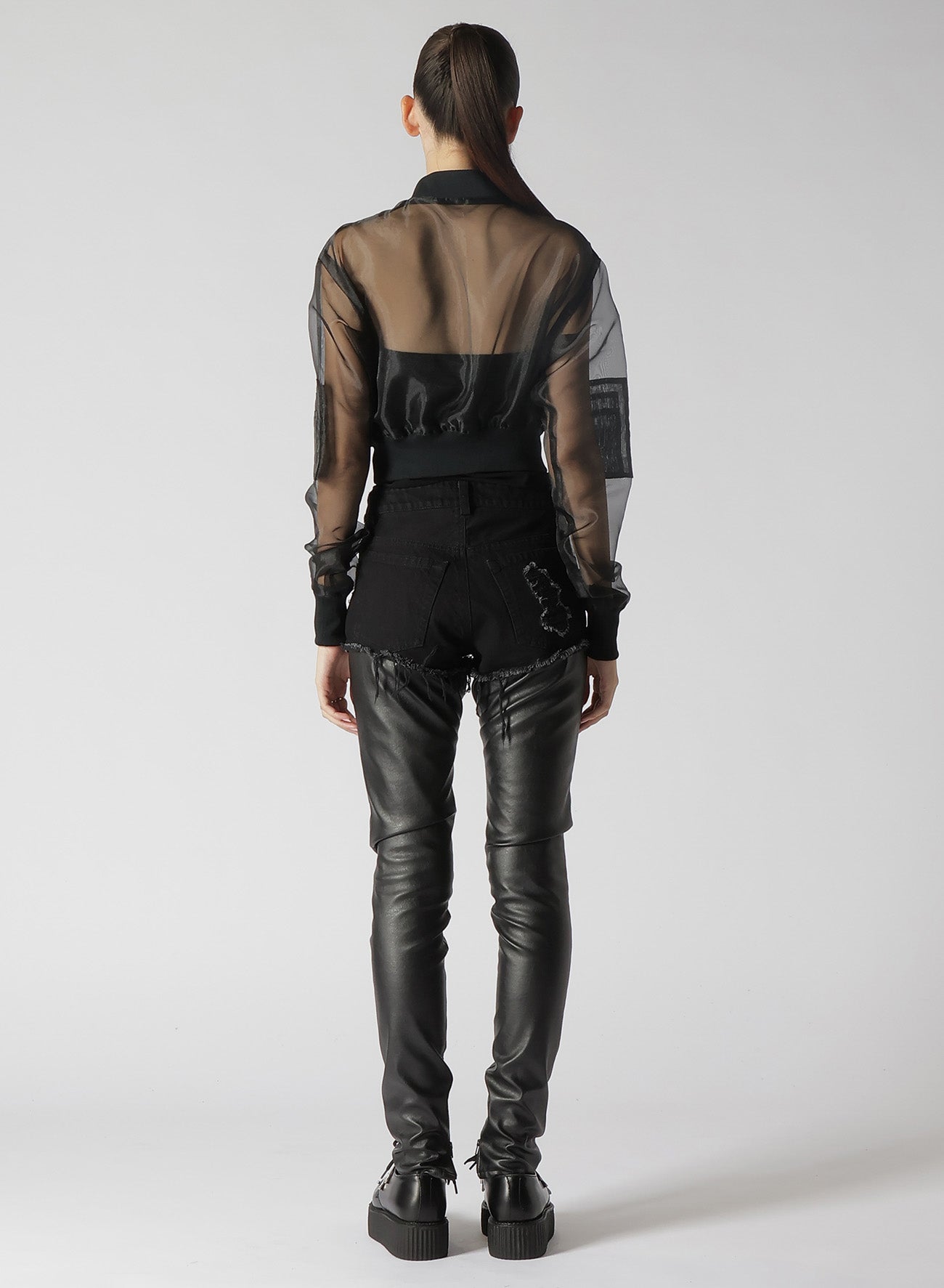 ORGANDY SHORT BLOUSON
