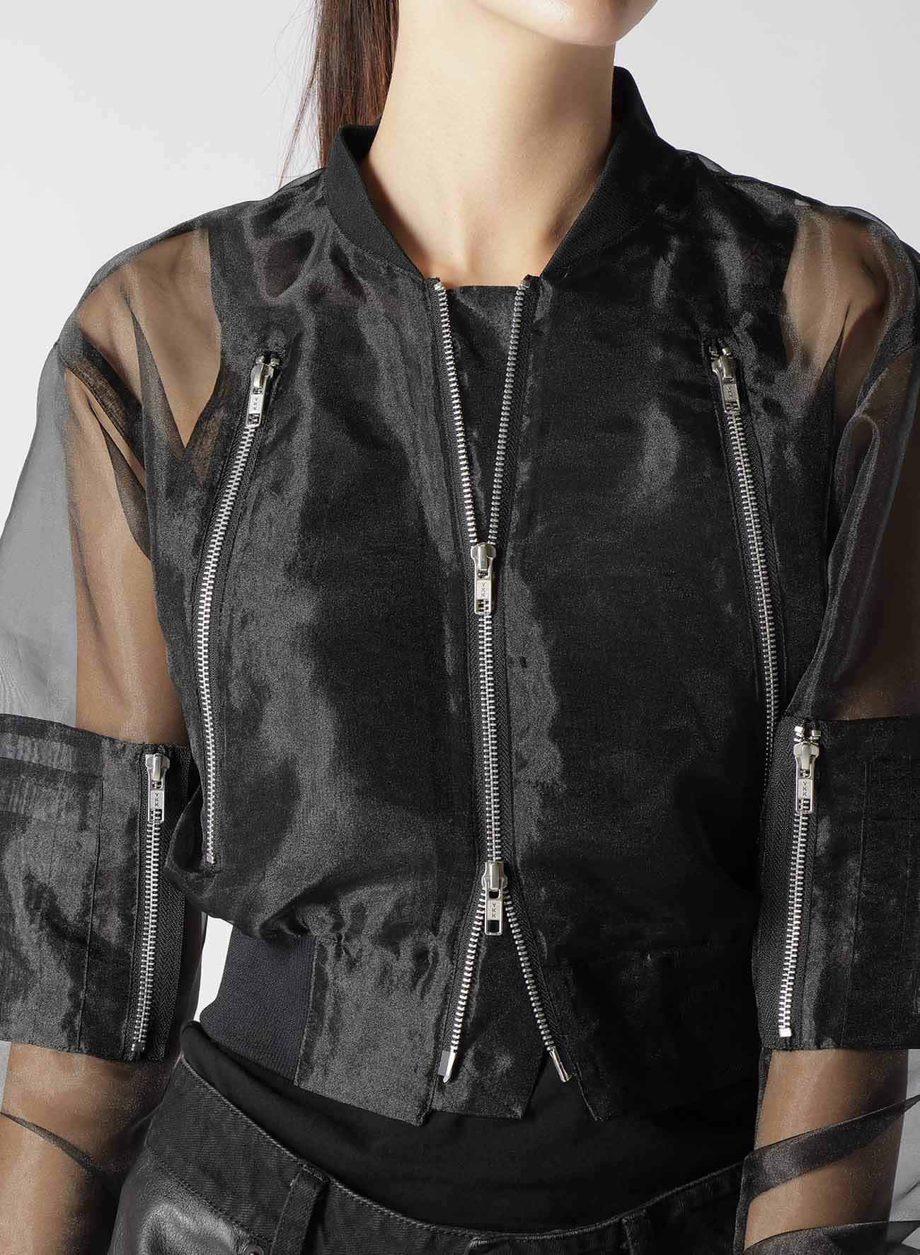ORGANDY SHORT BLOUSON