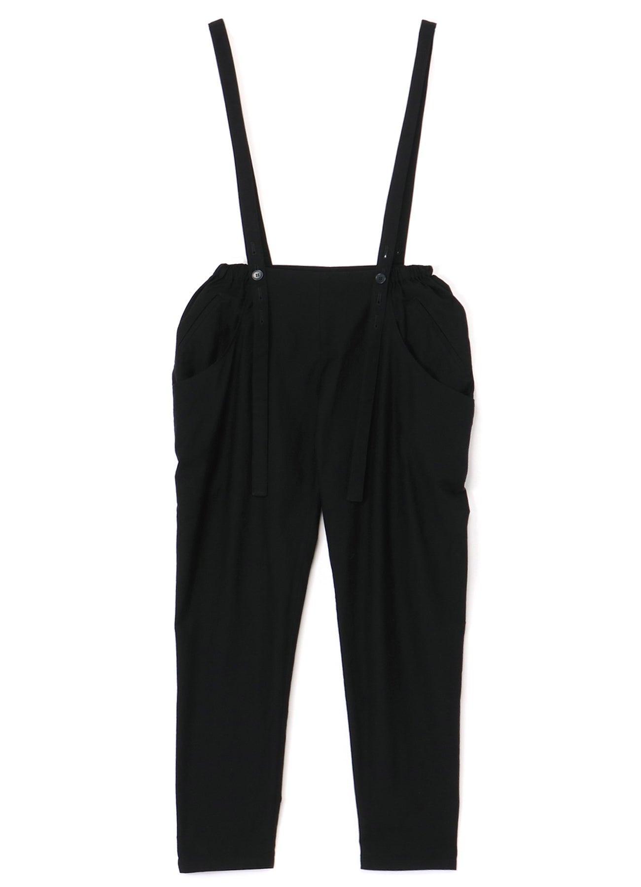 COTTON SERGE PANTS WITH SUSPENDERS