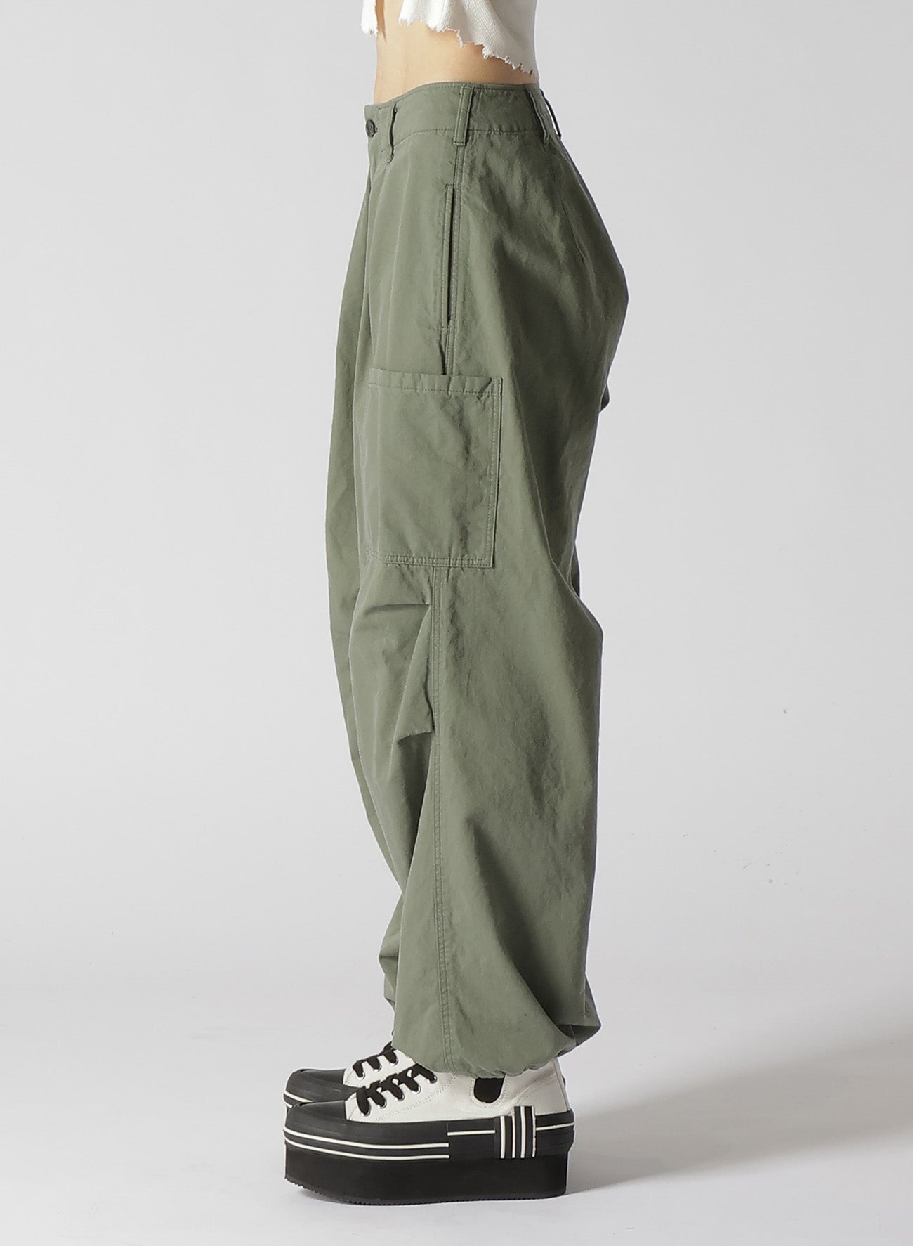 MILITARY TWILL DRAWCORD PANTS