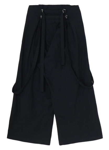 6oz DENIM HANGING STRAP WIDE PANTS