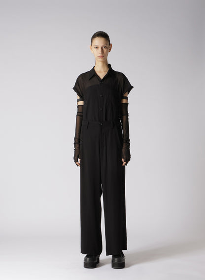 RAYON SATIN WAIST STRING PANTS