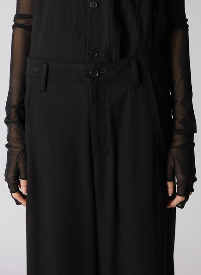 RAYON SATIN WAIST STRING PANTS