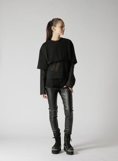 MULTIPLE LAYER LONG TEE