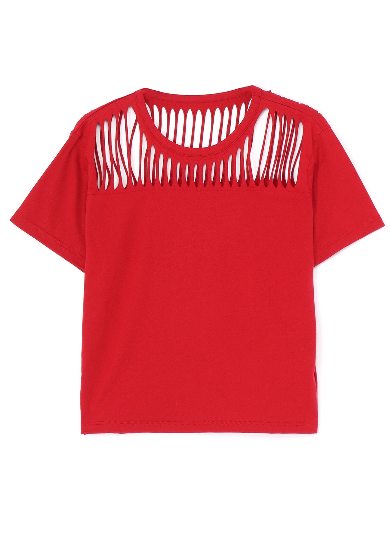 60/2 COTTON JERSEY CUTOUT T-SHIRT