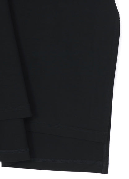 RAYON PLAIN STITCH SQUARE LONG T-SHIRT