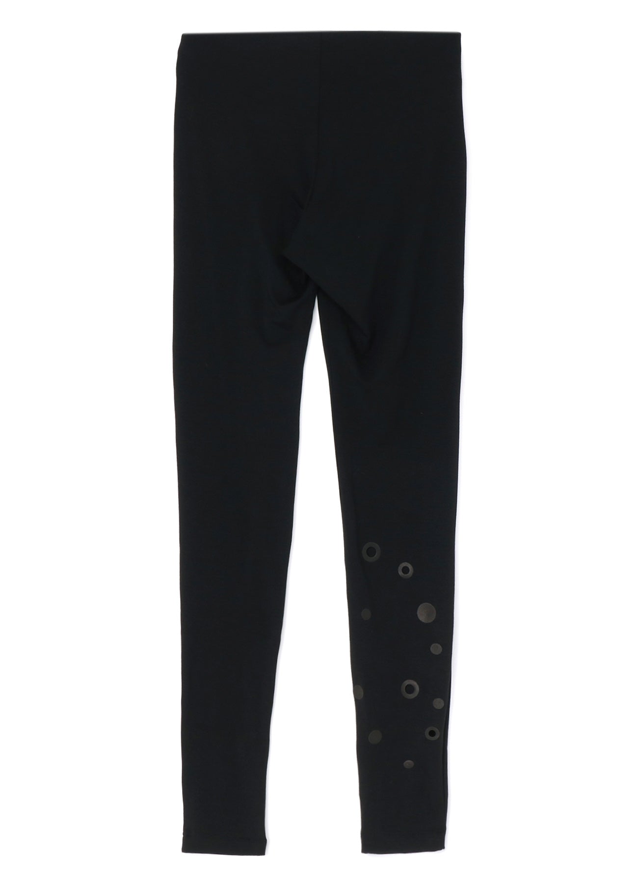 LEATHER DOT JERSEY LEGGINGS