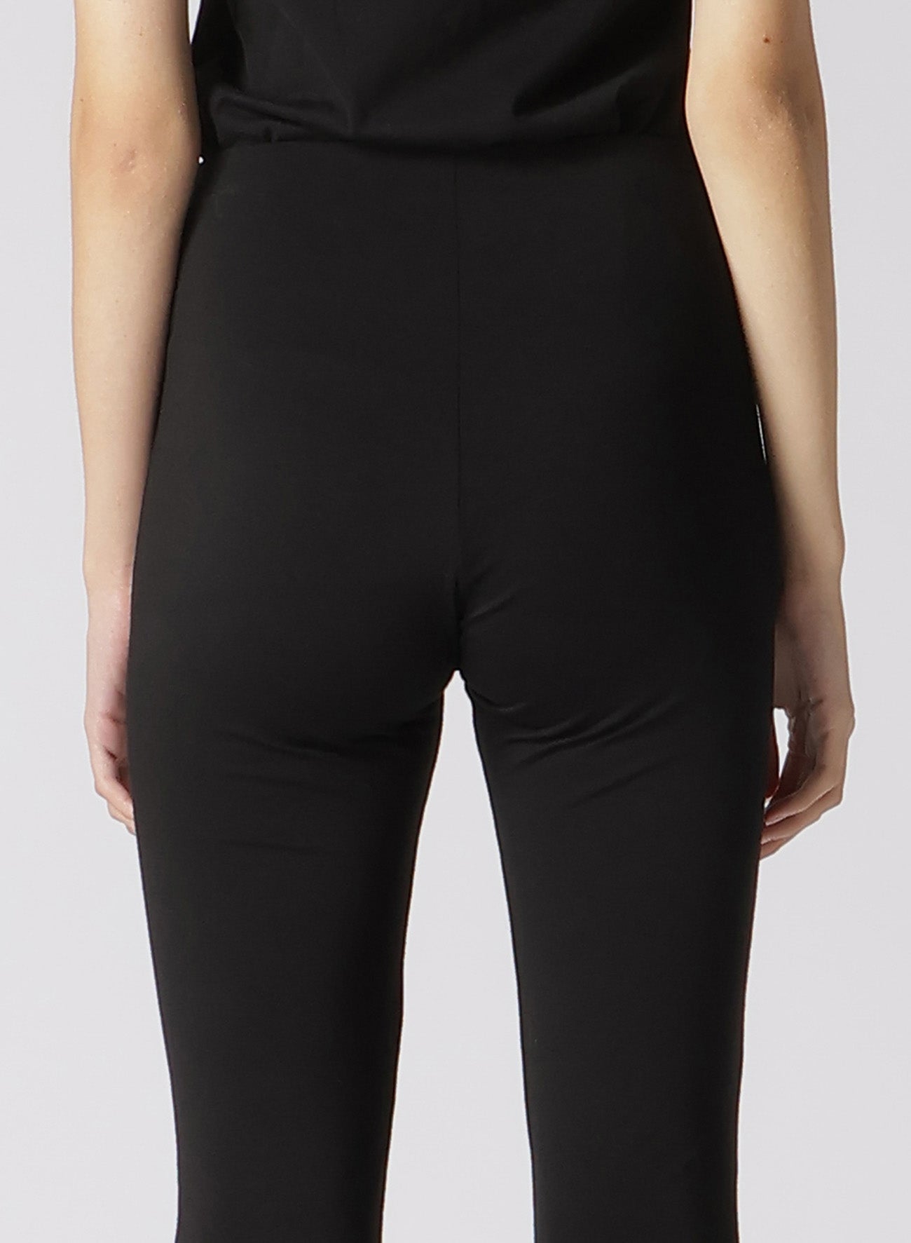 LEATHER DOT JERSEY LEGGINGS