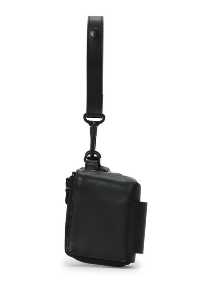 MATTE STEER LEATHER  3LAYERS POUCH