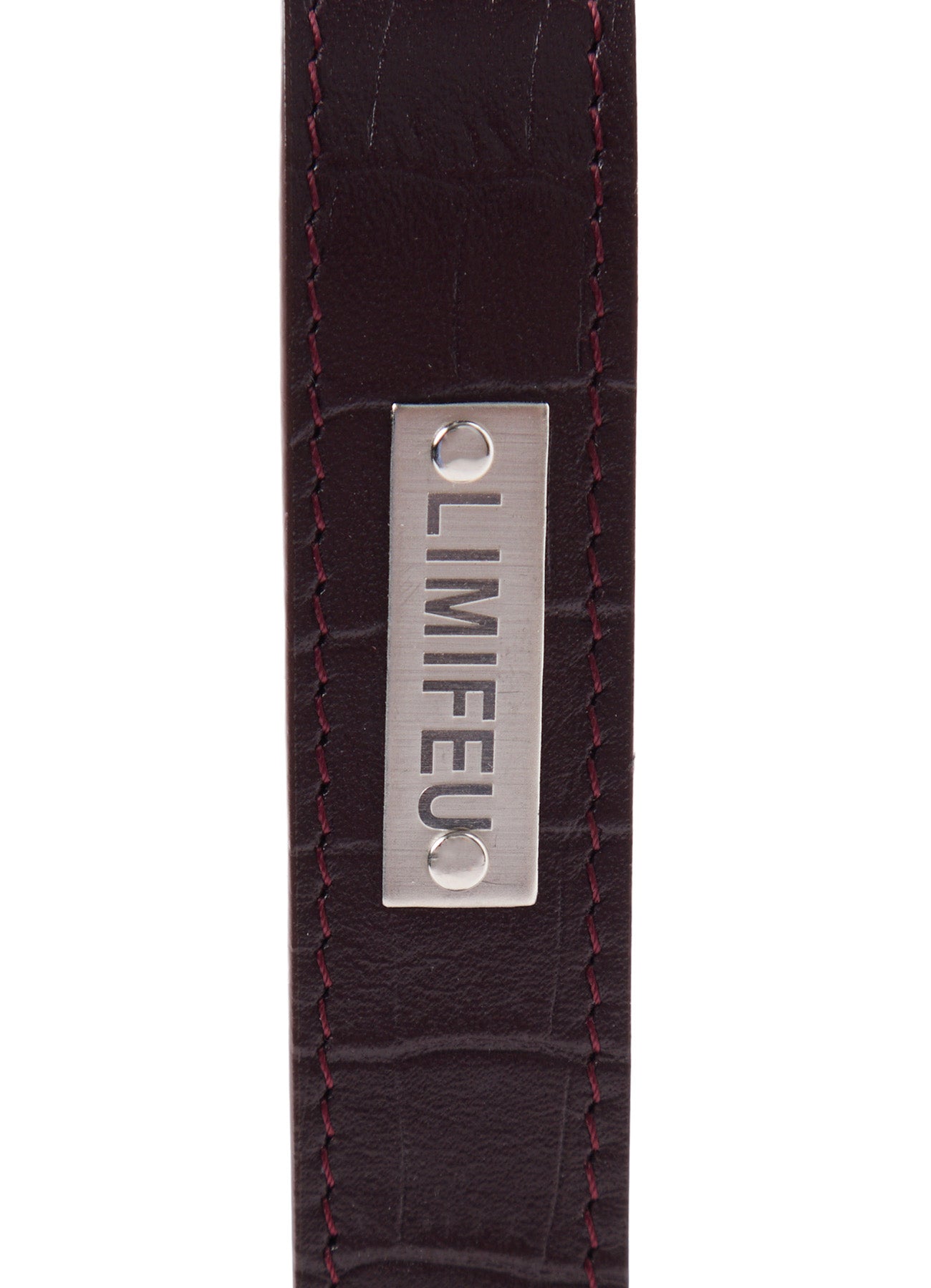 CROCO EMBOSSED LEATHER + HAIRCALF 3LAYERS POUCH – THE SHOP YOHJI