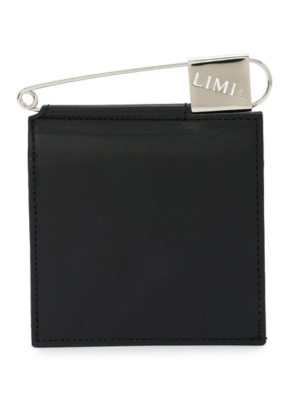 TANNED LEATHER PIN HOOK CARD CASE