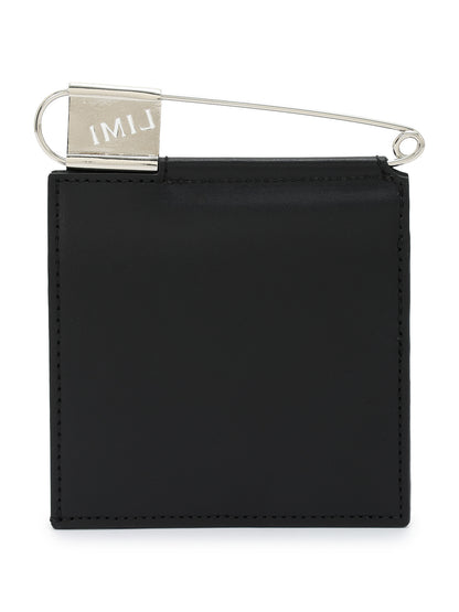 TANNED LEATHER PIN HOOK CARD CASE