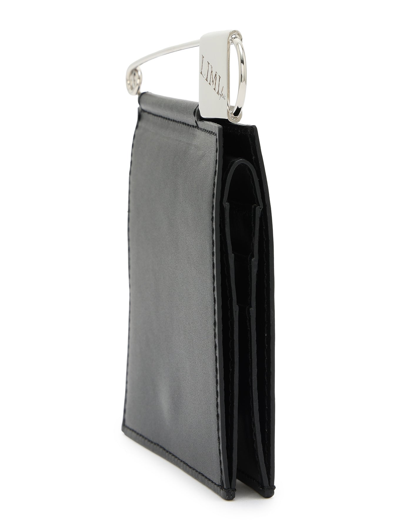 TANNED LEATHER PIN HOOK CARD CASE