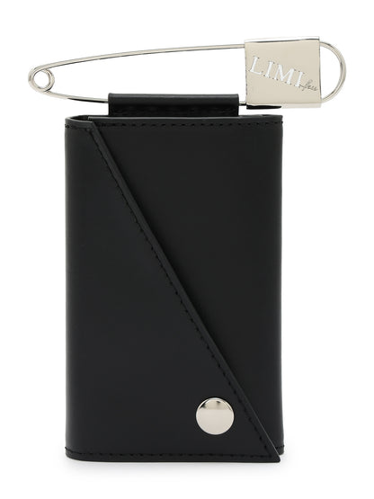 TANNED LEATHER PIN HOOK KEY CASE
