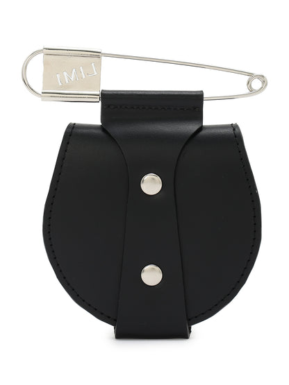 TANNED LEATHER PIN HOOK COIN CASE
