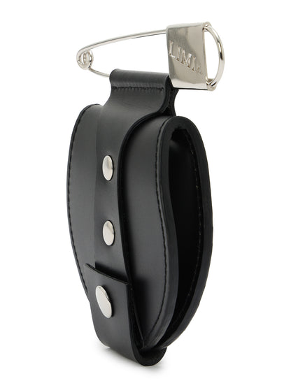 TANNED LEATHER PIN HOOK COIN CASE