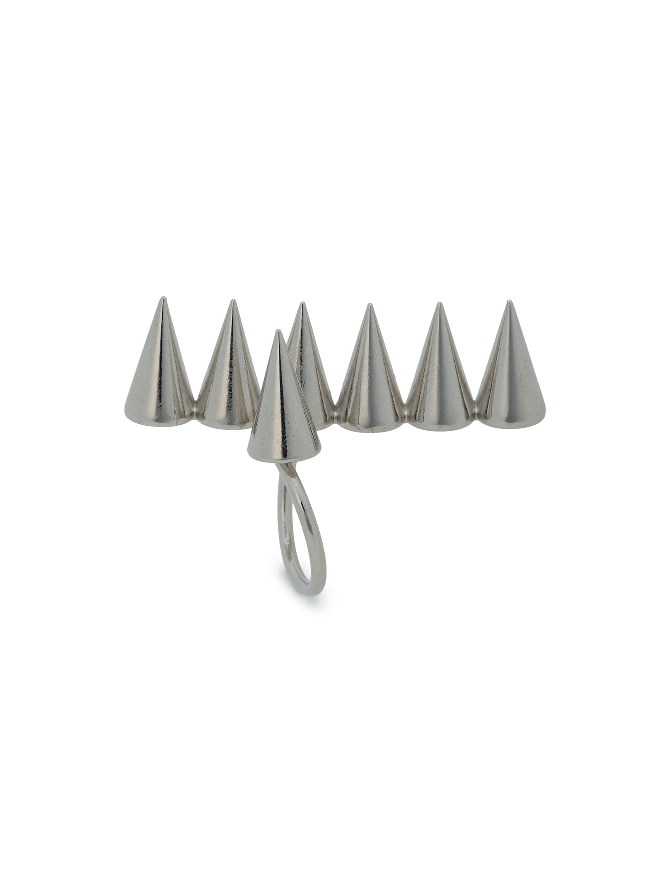 BRASS A 6 LINK PRISM RING