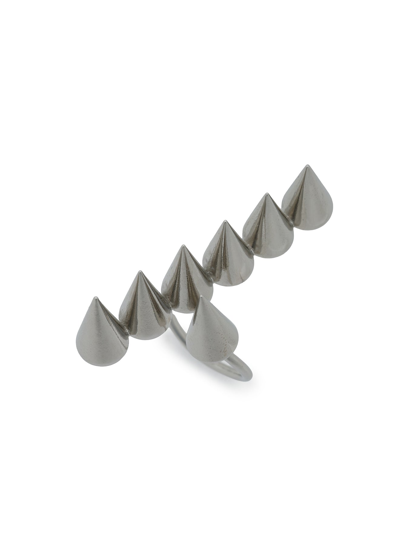 BRASS A 6 LINK PRISM RING