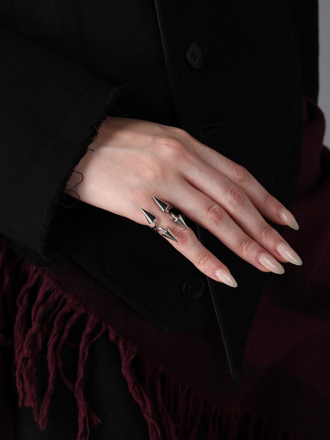 BRASS A MULTI LINE RING B – THE SHOP YOHJI YAMAMOTO