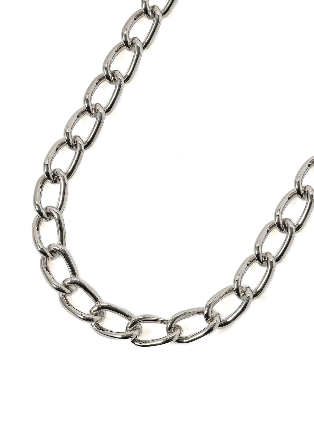 SAFETY PIN PEARL NECKLACE