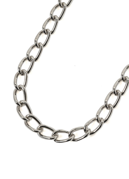 SAFETY PIN PEARL NECKLACE