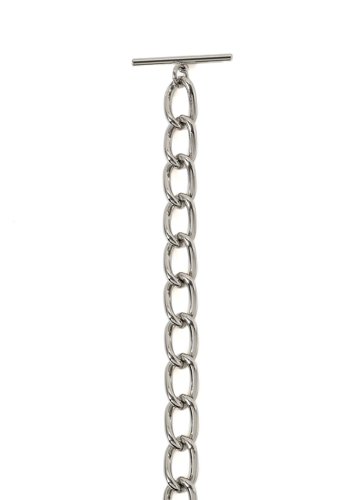 SAFETY PIN PEARL NECKLACE