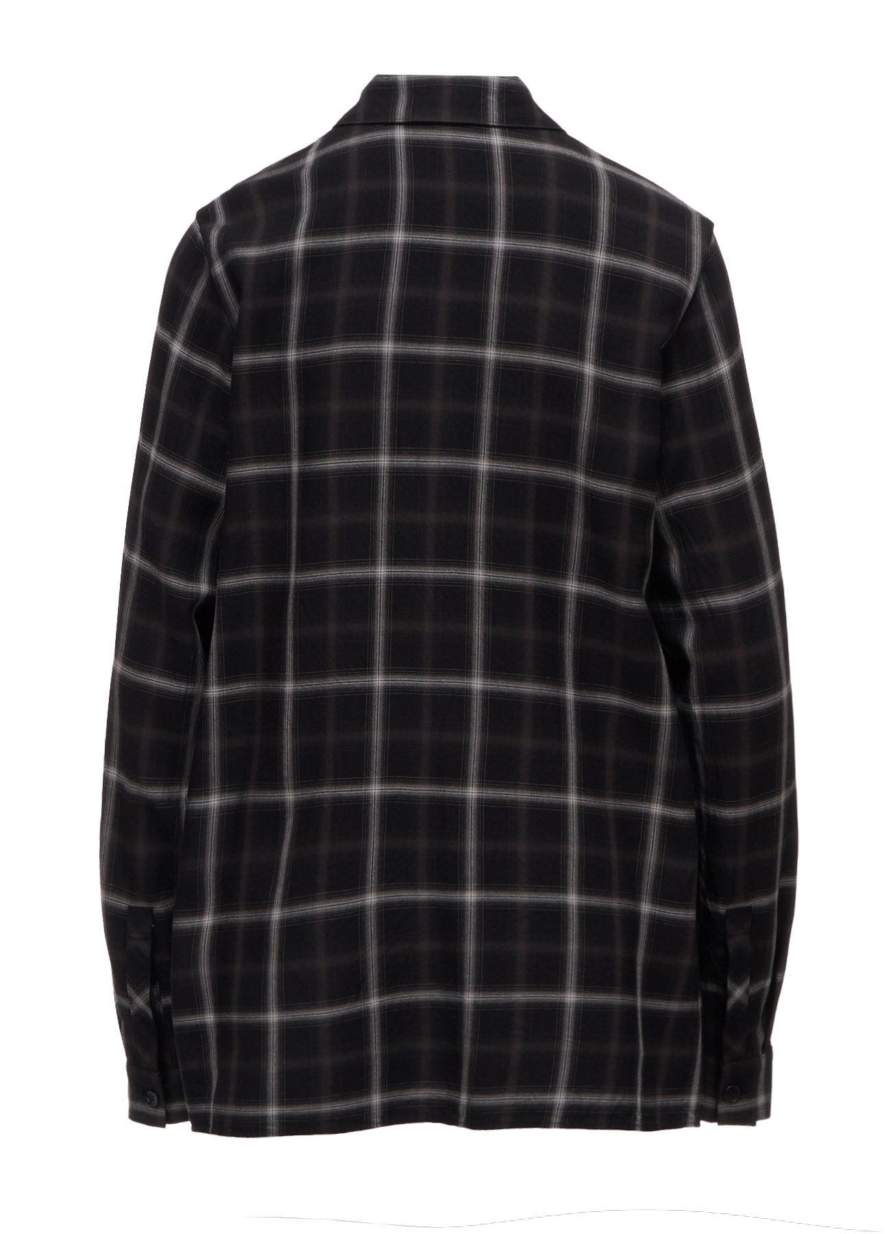 RAYON PLAID CHEST POCKET SHIRT