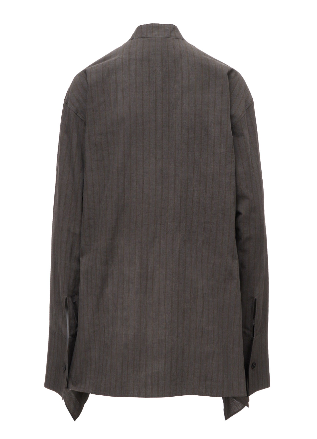 INK DYED STRIPE STAND COLLAR BLOUSE – THE SHOP YOHJI YAMAMOTO