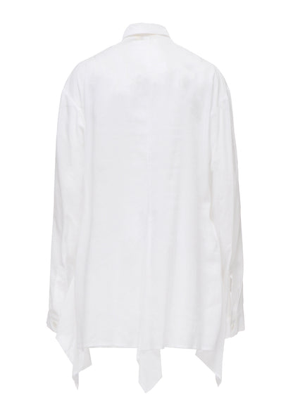 SOFT LAWN  FLARED PANEL BLOUSE