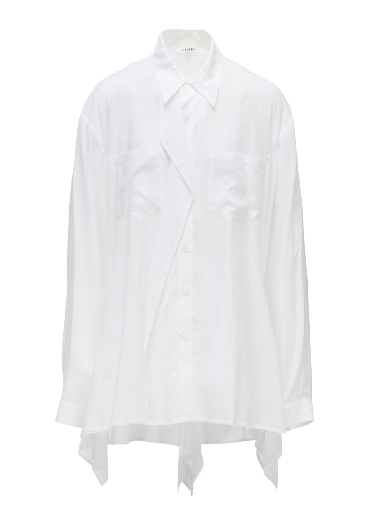 SOFT LAWN  FLARED PANEL BLOUSE