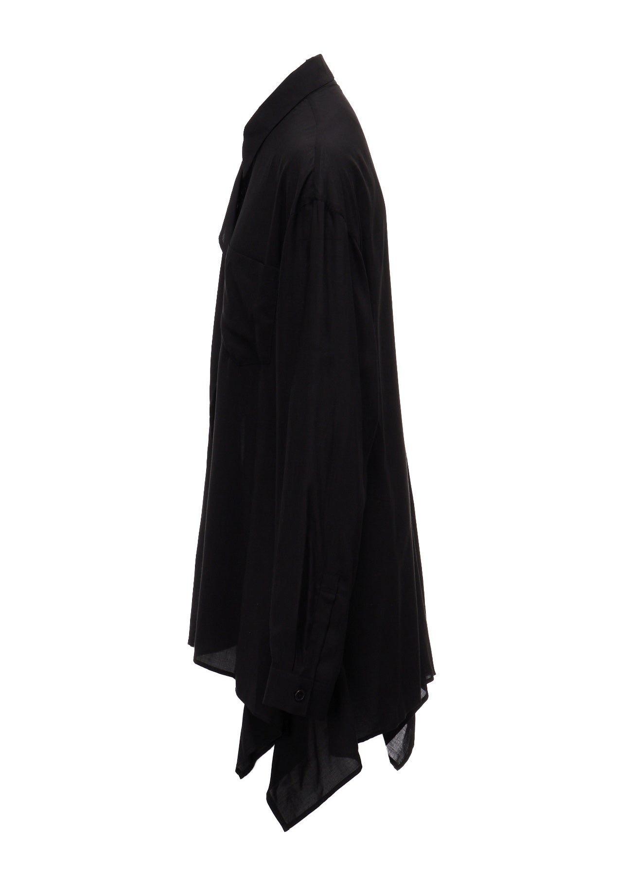 SOFT LAWN  FLARED PANEL BLOUSE