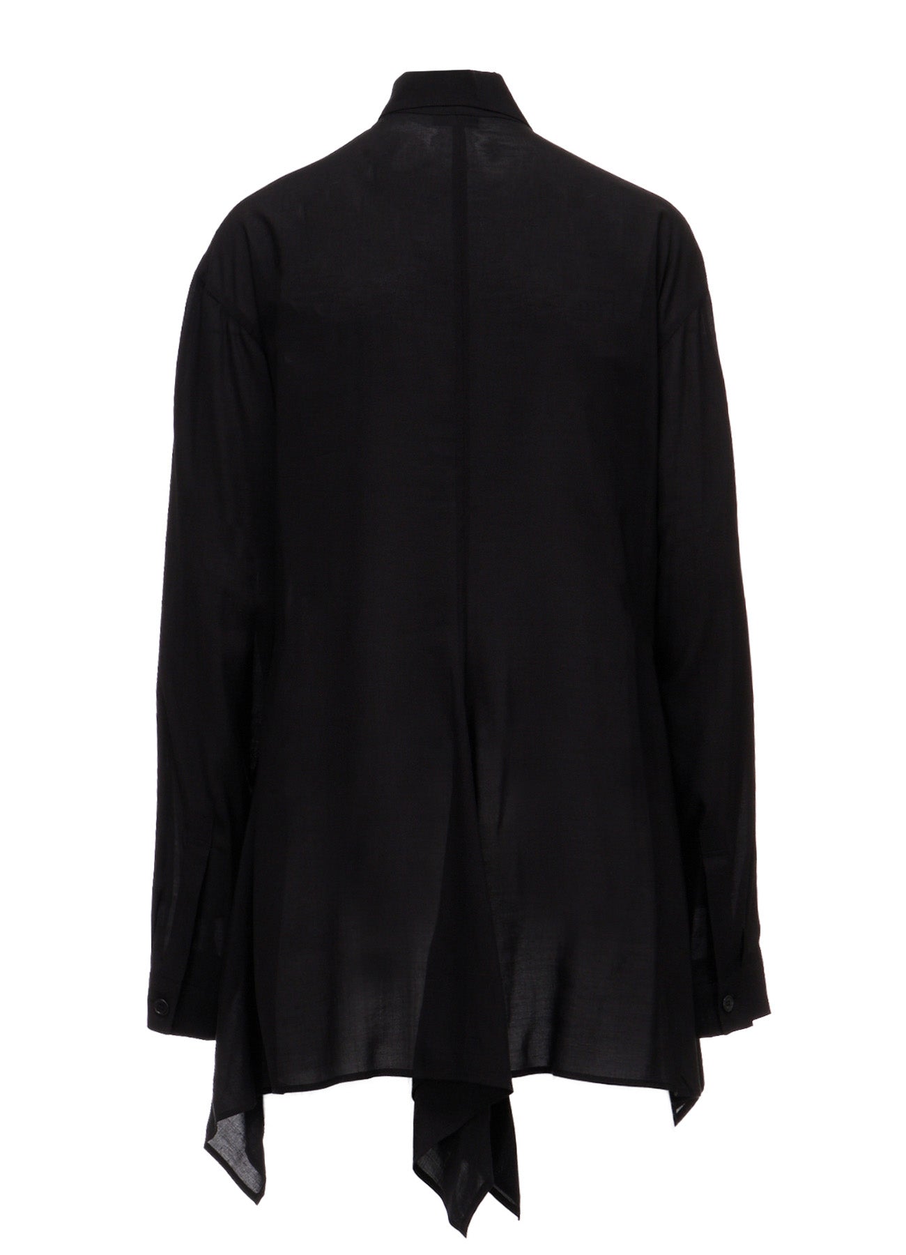 SOFT LAWN  FLARED PANEL BLOUSE
