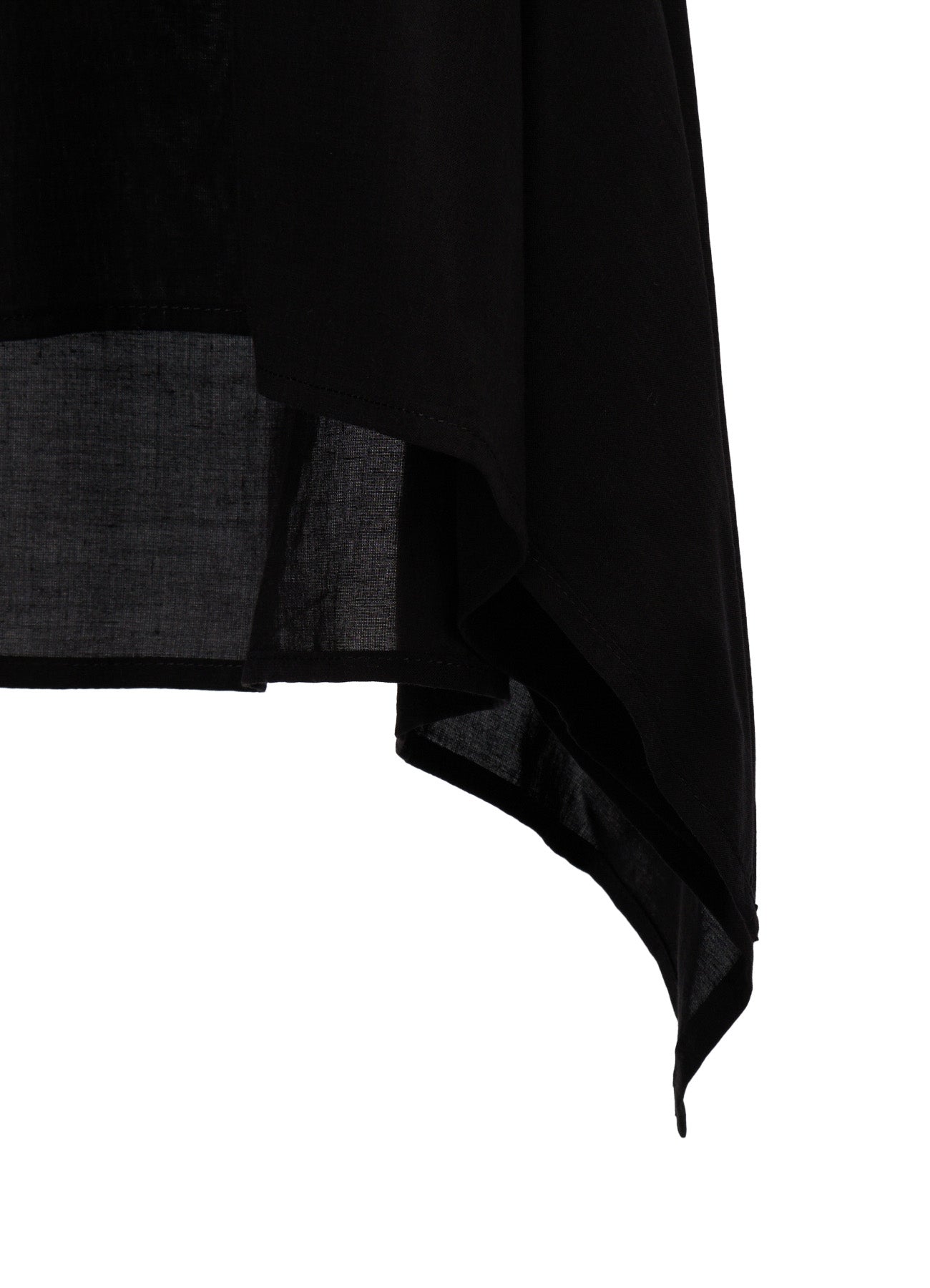 SOFT LAWN  FLARED PANEL BLOUSE